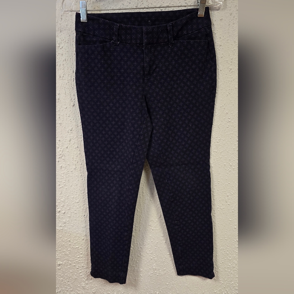 Faded Glory Blue and Red Patterned Pants